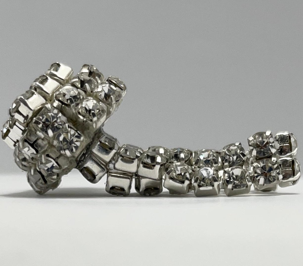 Resin rhinestone cluster ring