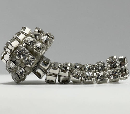 Resin rhinestone cluster ring